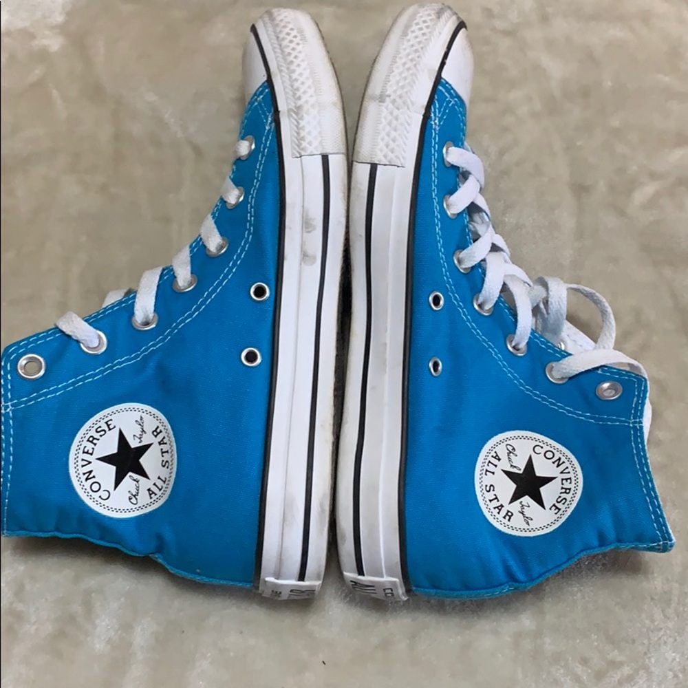Electric Blue Chucks